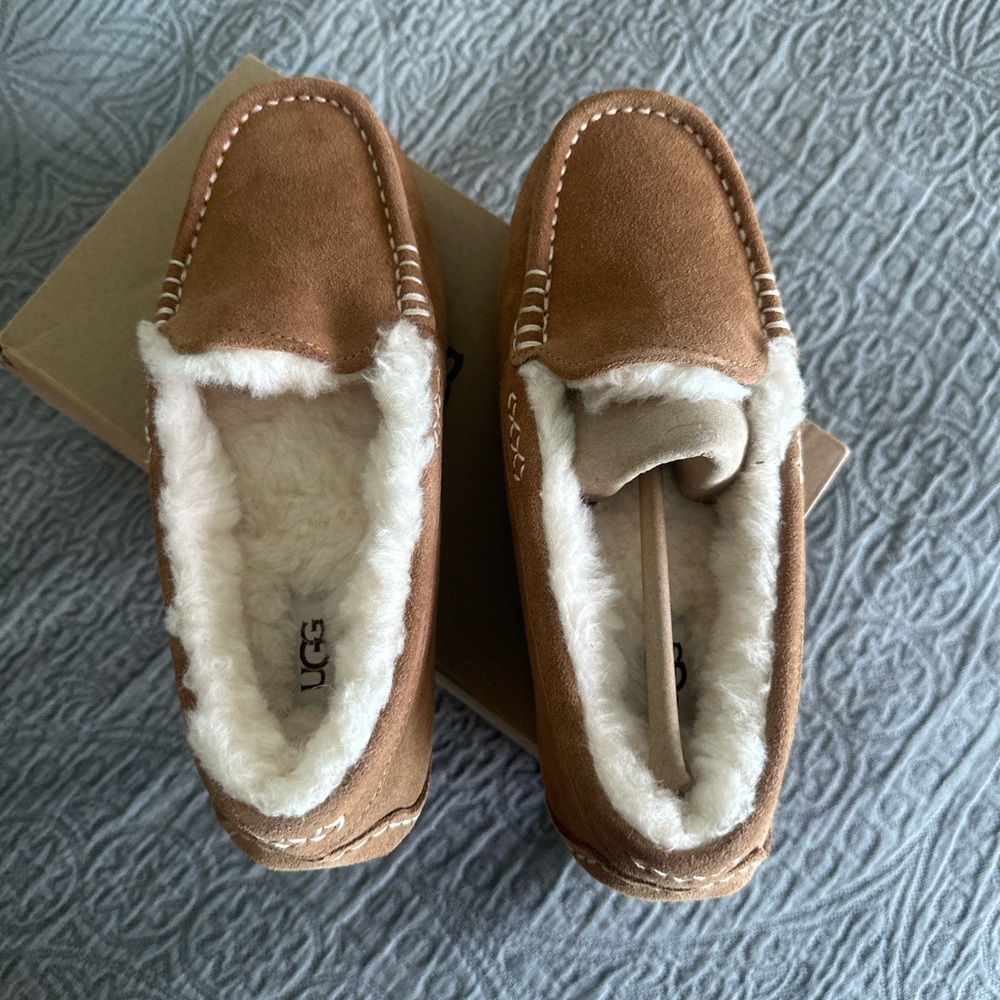 UGG Women's Brown Sheepskin Slippers